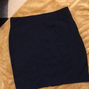 Blue stretchy skirt